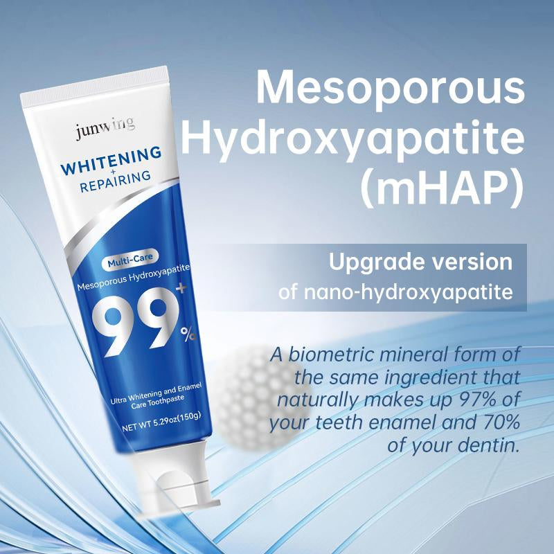 【BUY 2 GET FREE Gift】Dr.Dreamwhite Mesoporous 99%Hydroxyapatite Nhap Toothpaste Oral Care | Ultra Whitening & Enamel Reparing | Freshens Breath | Fights Plaque | Non Fluoride | Jasmine Green Tea Flavor | 5.29Oz | Starter Tube