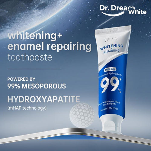 【BUY 2 GET FREE Gift】Dr.Dreamwhite Mesoporous 99%Hydroxyapatite Nhap Toothpaste Oral Care | Ultra Whitening & Enamel Reparing | Freshens Breath | Fights Plaque | Non Fluoride | Jasmine Green Tea Flavor | 5.29Oz | Starter Tube